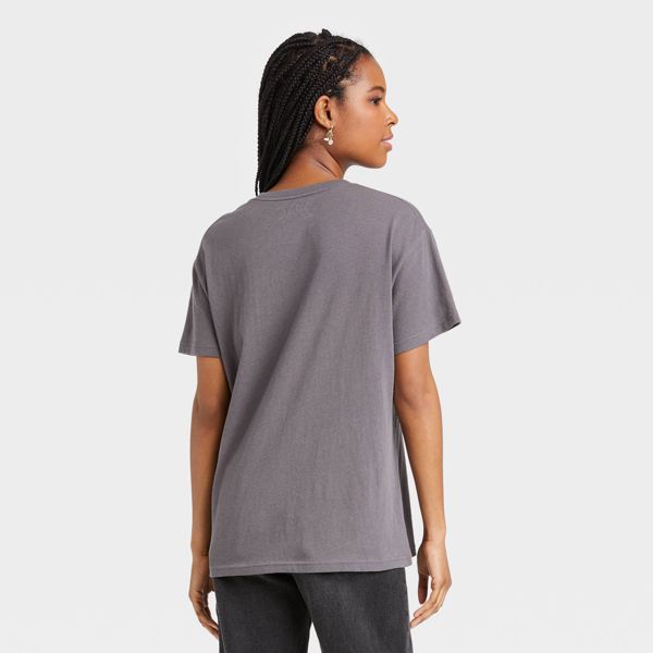 Women's Tupac Short Sleeve Graphic T-Shirt - Black - XL