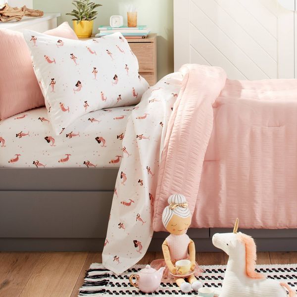 Mermaid Cotton Kids' Sheet Set - Pillowfort™ Size Twin