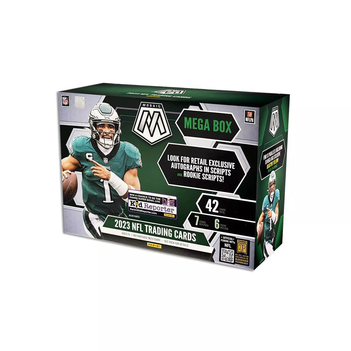 2023 NFL Panini Mosaic Football Trading Card Mega Box