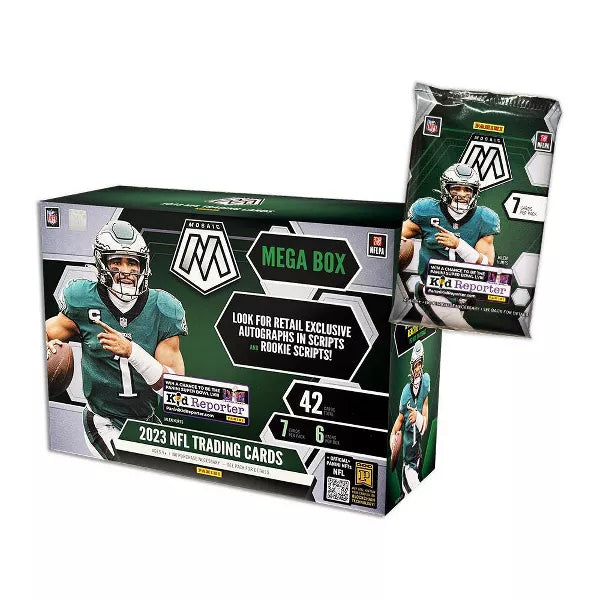 2023 NFL Panini Mosaic Football Trading Card Mega Box