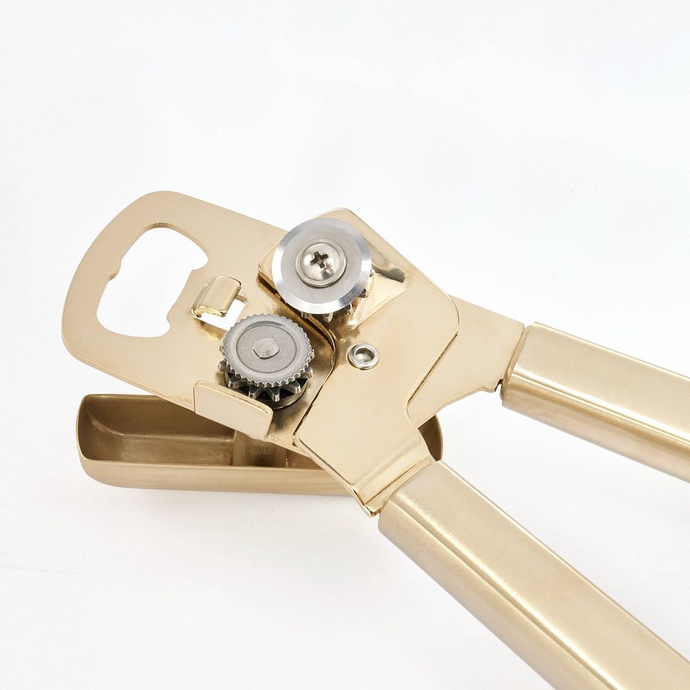Stainless Steel Manual Can Opener - Figmint™ - Champagne