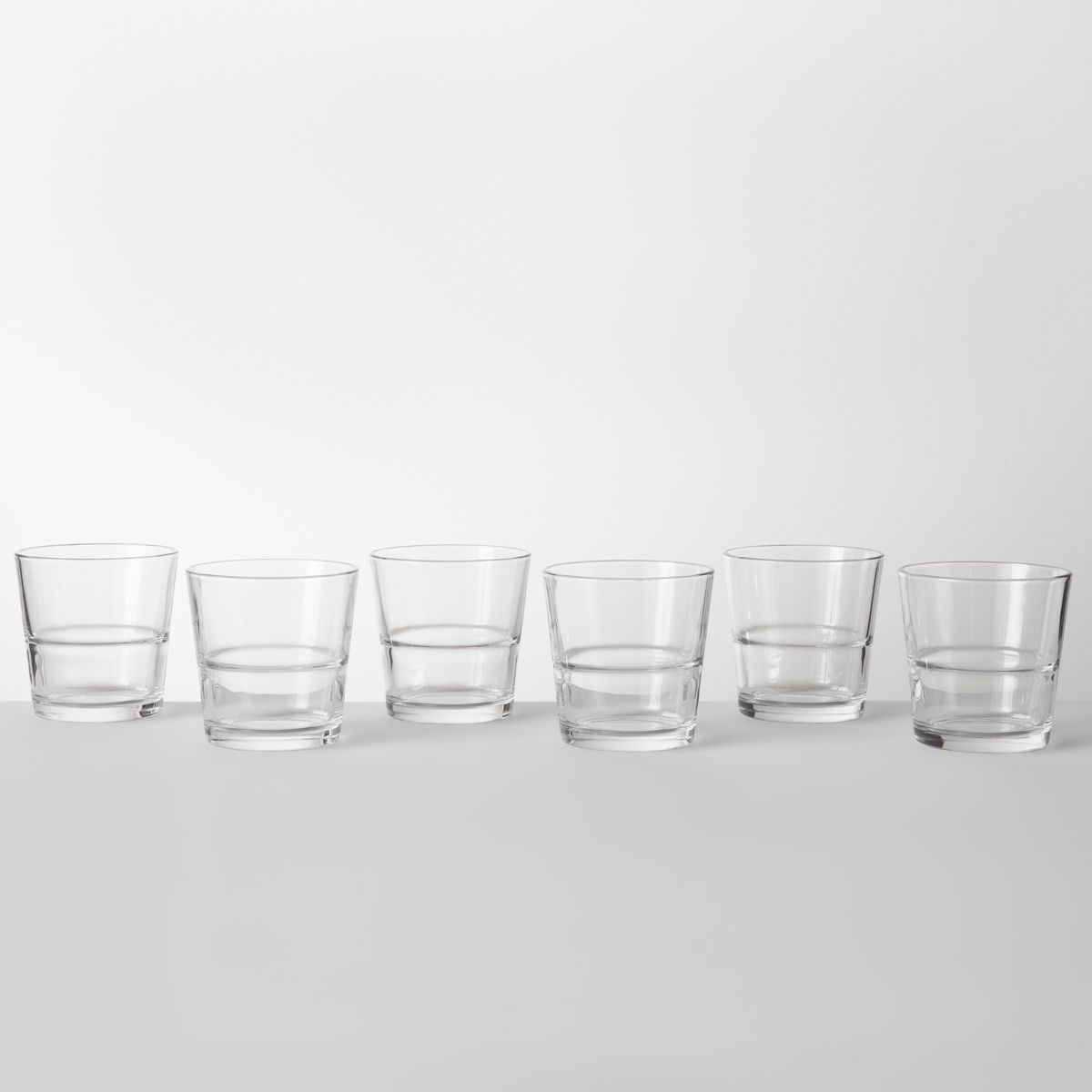 Glass Stackable Tumblers Set of 6 - Threshold™