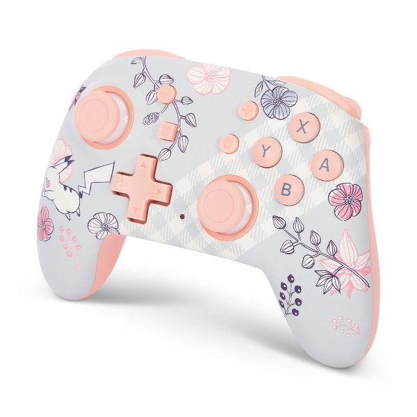 PowerA Nano Enhanced Wireless Controller for Nintendo Switch - Pikachu Garden: Bluetooth Tech