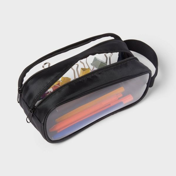 Plastic Pencil Pouch - up&up™ - Color: Black