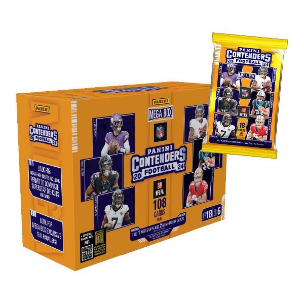 2024 Panini Contenders Football Trading Card Mega Box