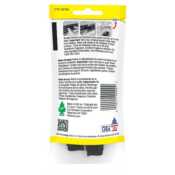 Little Trees Vent Wrap Supernova 4pk Air Freshener