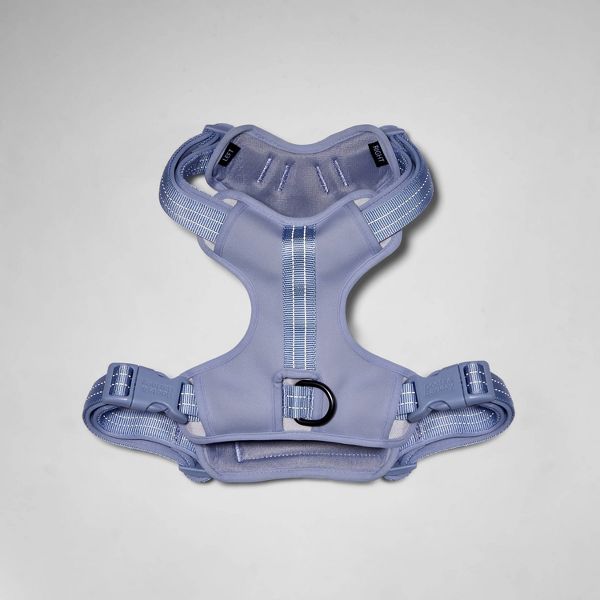 Reflective + Comfort Adjustable Dog Harness - Lilac - Size L - Boots & Barkley™