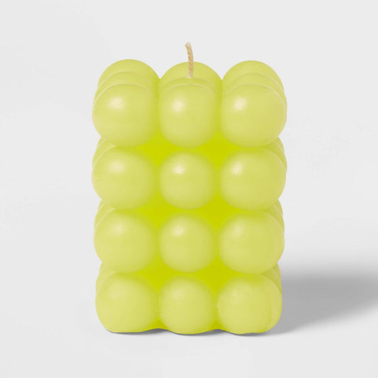 3.5" Unscented Bubble Sculpture Candle 12oz - Opalhouse™