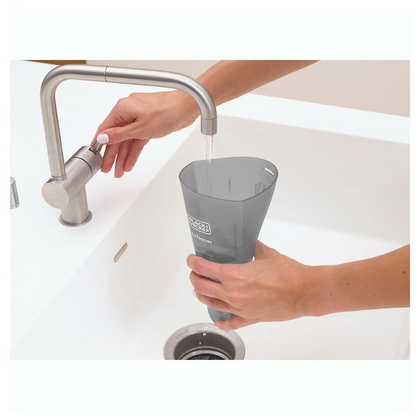 BLACK+DECKER Compact Lithium Handheld Vacuum - Gray HNVC220BCZ01: Cordless Dustbuster, Portable Car Vacuum, Rechargeable