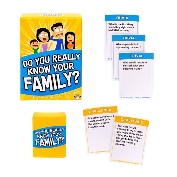 Do You Really Know Your Family? Board Game