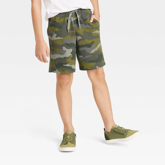 Boys' Pull-On 'At the Knee' Knit Shorts - Size S (6/7) - Cat & Jack™