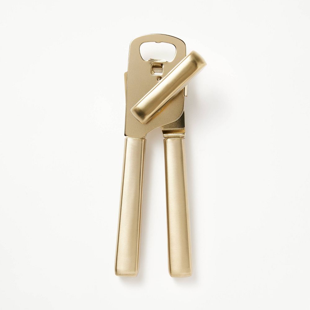 Stainless Steel Manual Can Opener - Figmint™ - Champagne