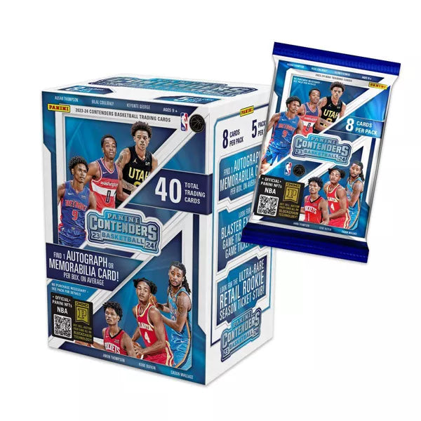 2023-24 NBA Panini Contenders Basketball Trading Card Blaster Box