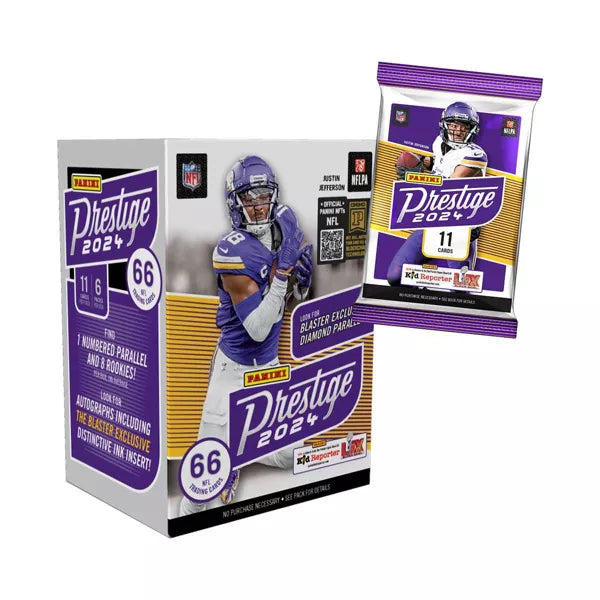 2024 Panini NFL Prestige Football Trading Card Blaster Box