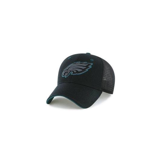 NFL Philadelphia Eagles Black Moneymaker Mesh Hat: Adjustable Snapback Twill Cap