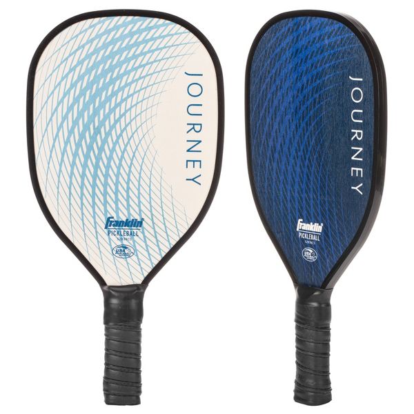 Franklin Sports 2 Player Journey Paddle Ball Set in Mesh Bag - Color: White / Navy