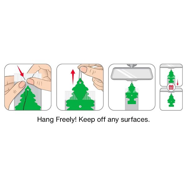 Little Trees 3pk Caribbean Colada Air Freshener
