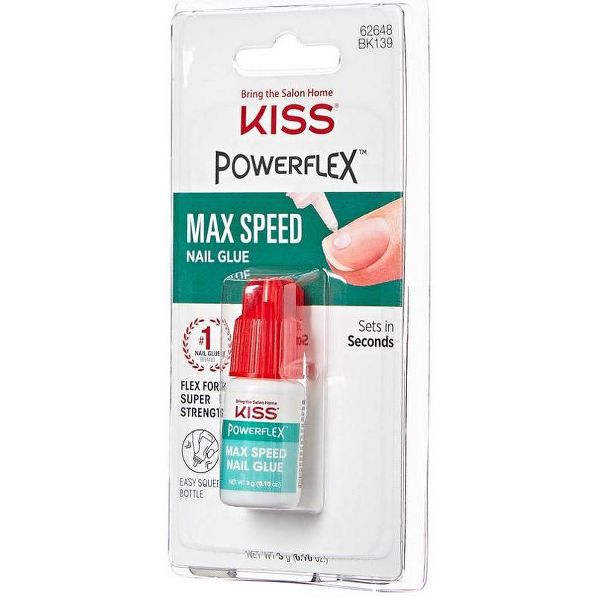 KISS PowerFlex Maximum Speed Nail Glue - 0.10oz