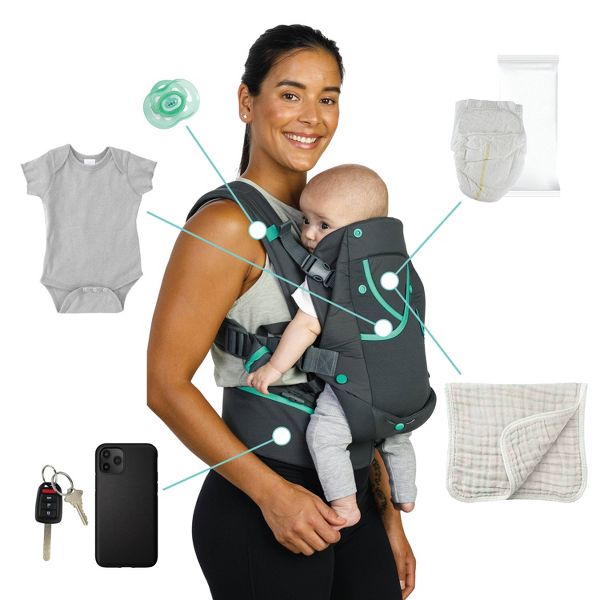Infantino Carry On Active Baby Carrier - Gray