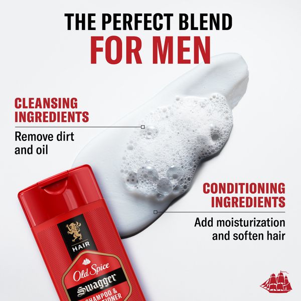 Old Spice Men's Swagger 2-in-1 Shampoo & Conditioner - 3 fl oz.