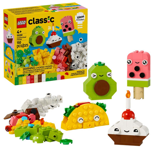 LEGO Classic Creative Food Friends Building Toy, Pretend Play Food 11039
