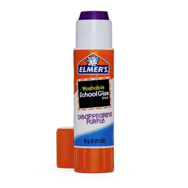 Elmer's 2pk Washable School Glue Sticks - Disappearing Purple