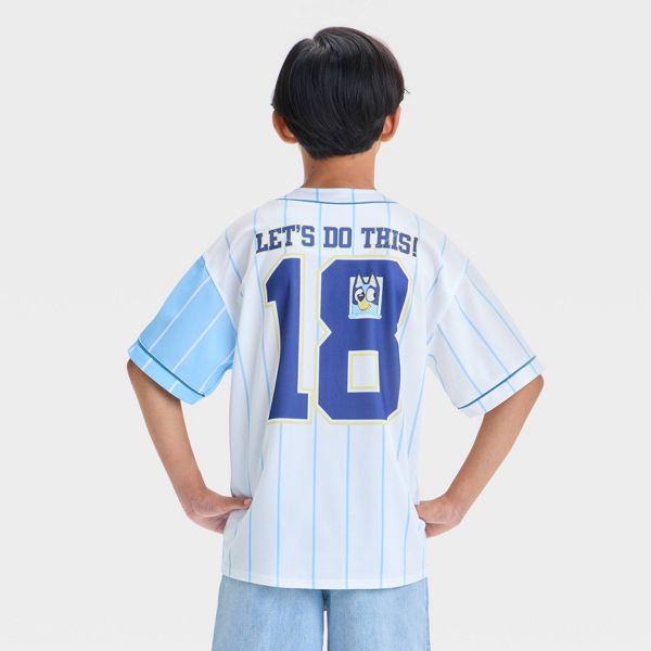 Boys' Bluey Baseball Jersey - Size Small