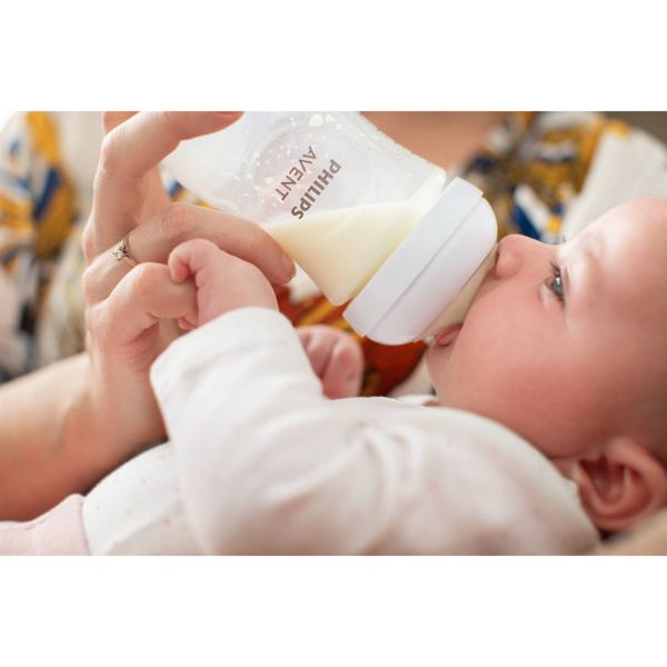 Philips Avent 3pk Glass Natural Baby Bottle with Natural Response Nipple - Clear - 8oz