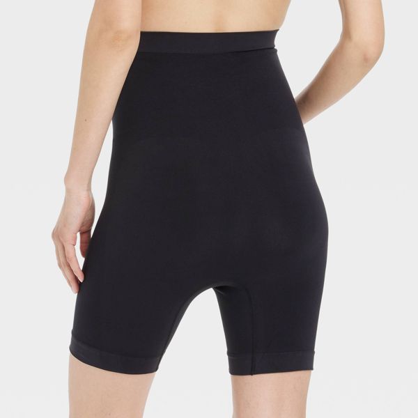 Shapewear Bike Shorts Maternity - Black - Large - Isabel Maternity by Ingrid & Isabel™