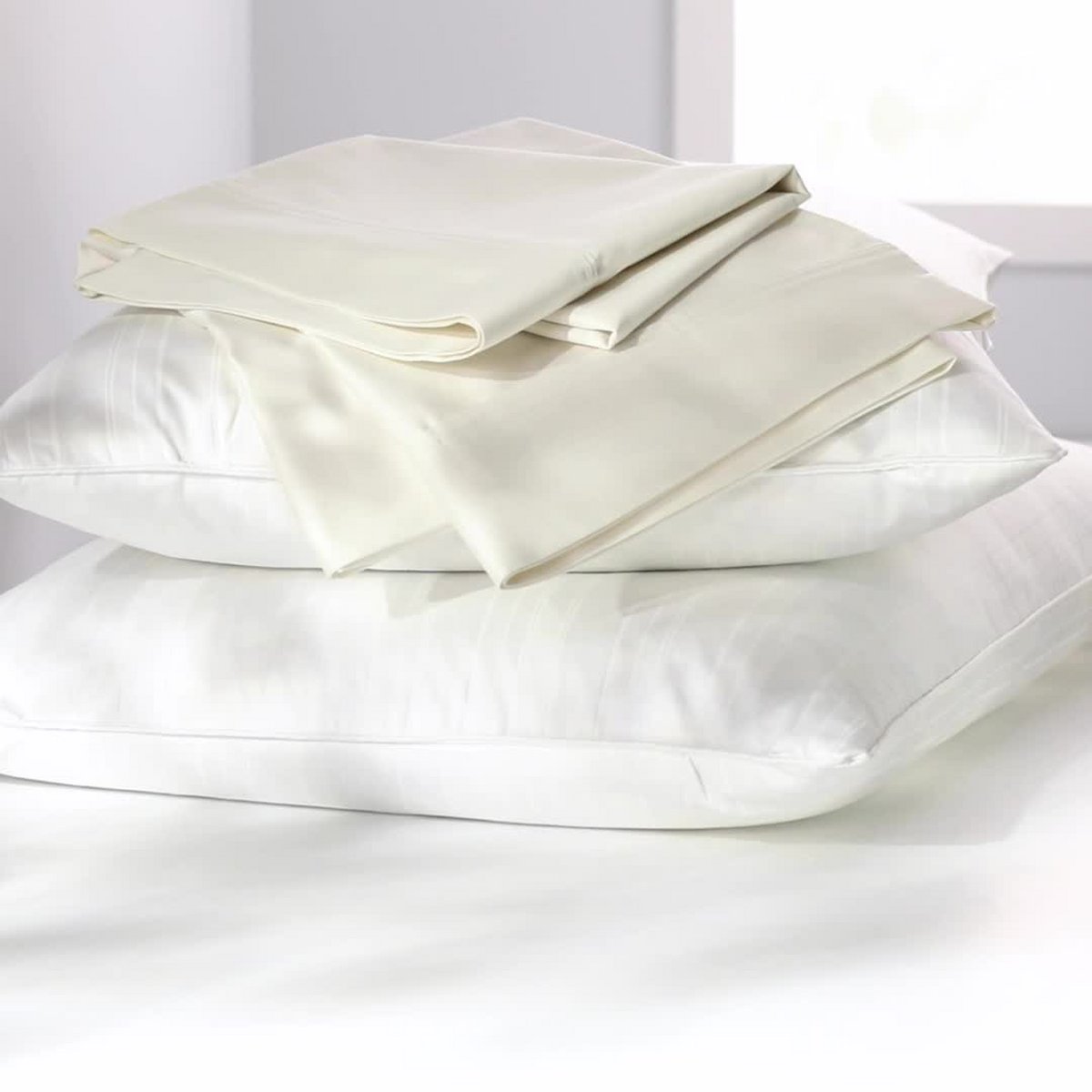 400 Thread Count Solid Performance Pillowcase Set - King - Dark Gray - Threshold™