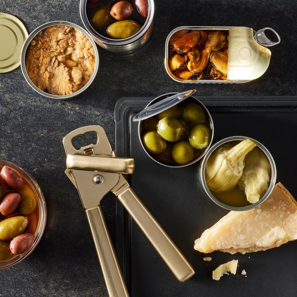 Stainless Steel Manual Can Opener - Figmint™ - Champagne