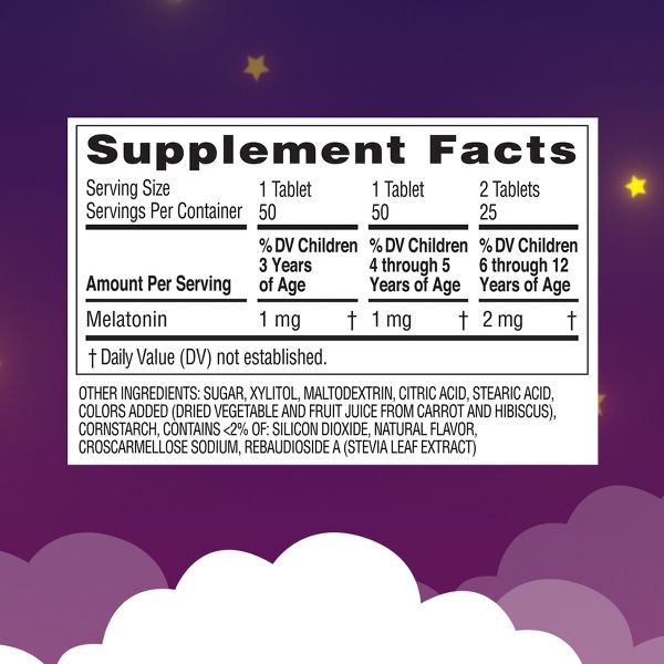 Zarbee's Kid's Sleep with Melatonin Chewables - Natural Grape - 50ct