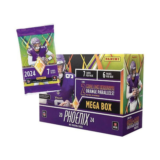 2024 Panini NFL Phoenix Football Trading Card Mega Box