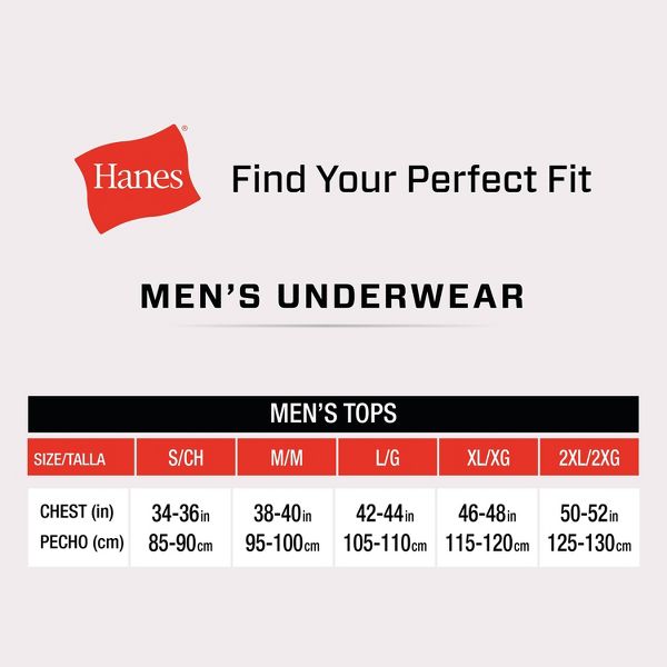 Hanes Men's Ribbed Moisture-Wicking Tank Top Undershirt 6pk - Gray/Black - XL (46-48)
