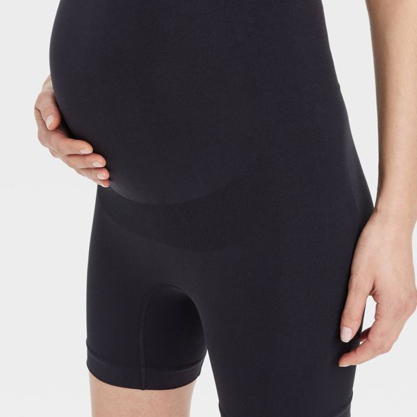 Shapewear Bike Shorts Maternity - Black - Large - Isabel Maternity by Ingrid & Isabel™