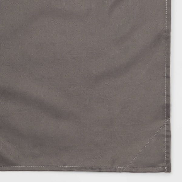 71"x71" RPET Fabric Mid Weight Shower Liner - Gray - Threshold™