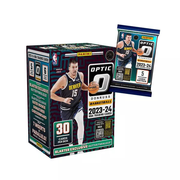 2023-24 Panini NBA Donruss Optic Basketball Trading Card Blaster Box