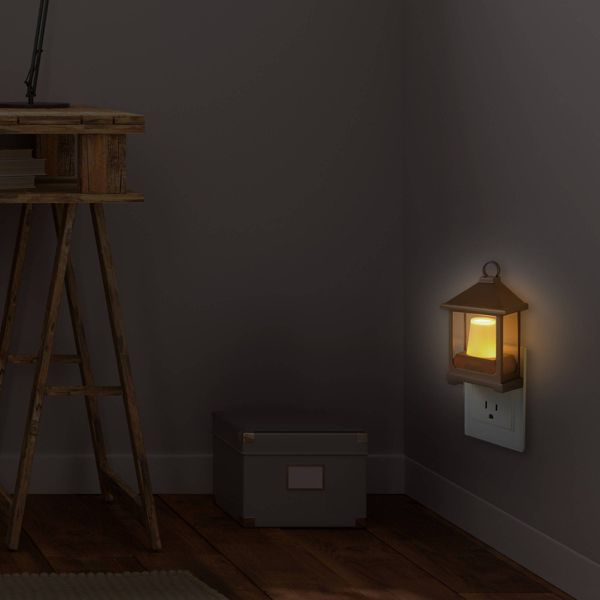 Globe Electric LED On/OFF Switch Flameless Candle Night Light with 2 Light Modes