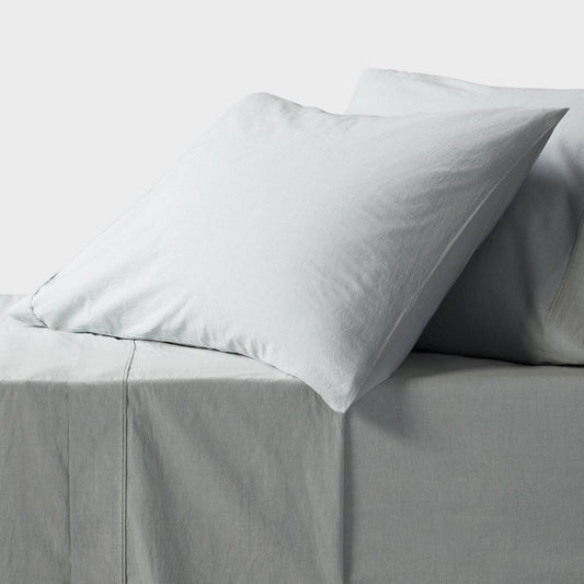 250 Thread Count Organic Percale Sheet Set - Queen - Gray - Threshold™