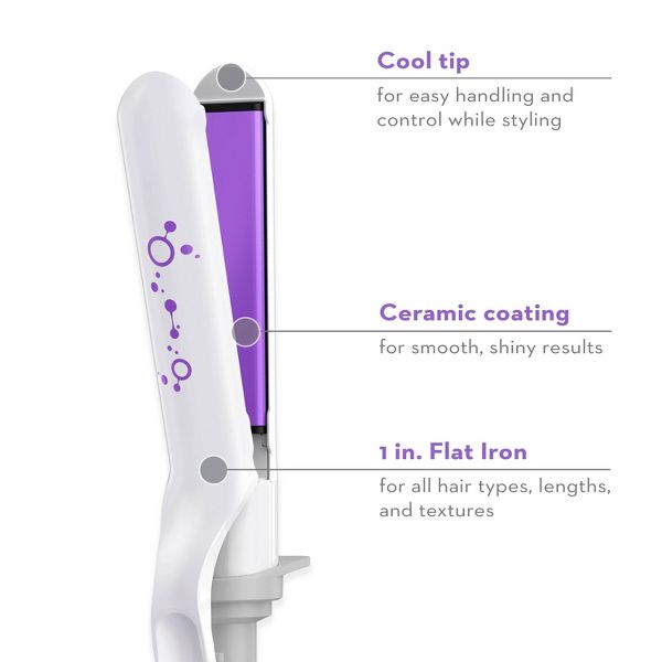Conair Style Chemistry Flat Iron Attachment For Use With Style Chemistry Starter Kit Power Handle - 1"