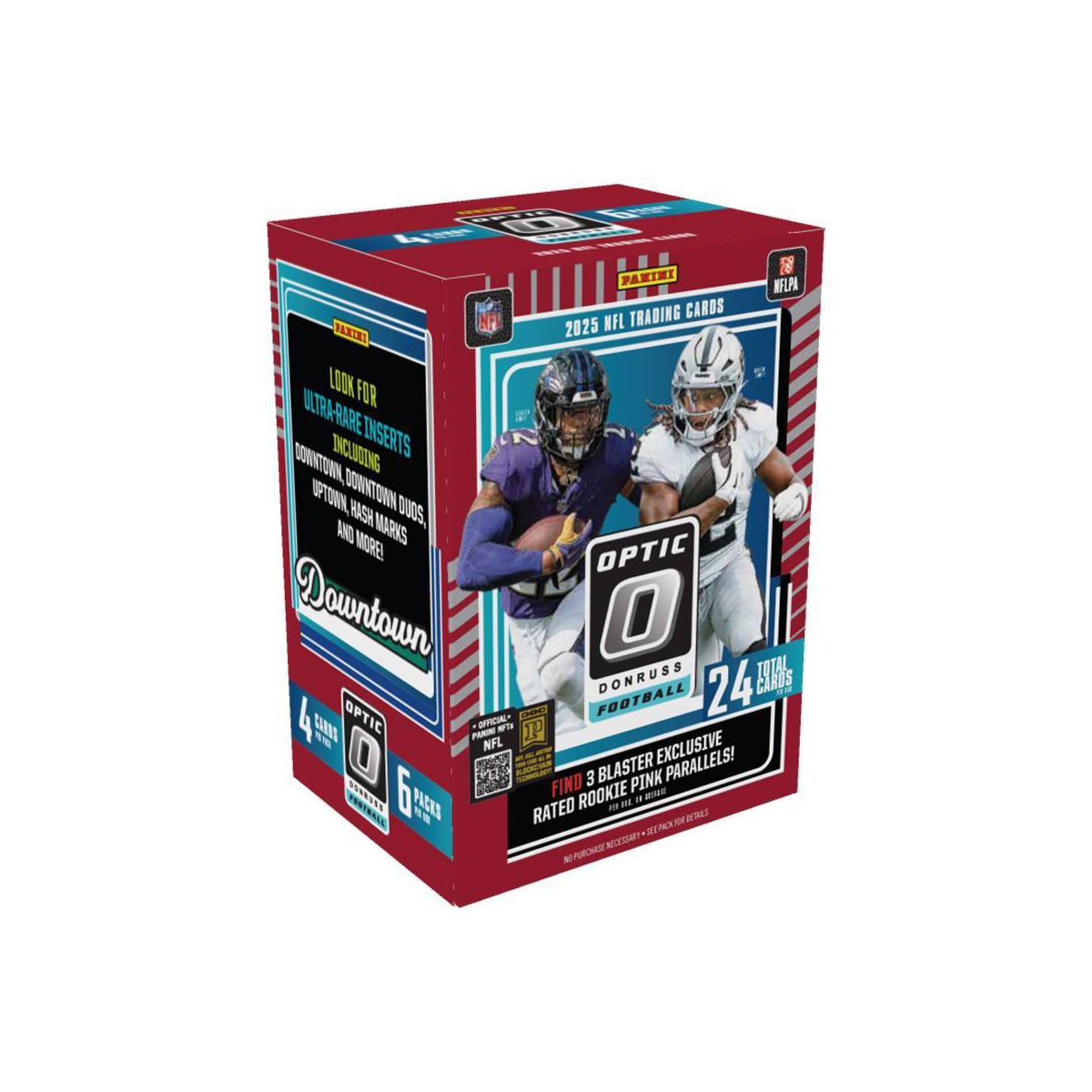 2025 Panini NFL Optic Donruss Football Trading Card Blaster Box