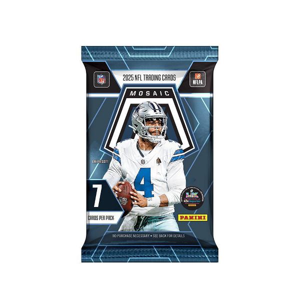 2025 Panini NFL Mosaic Football Trading Card Mega Box