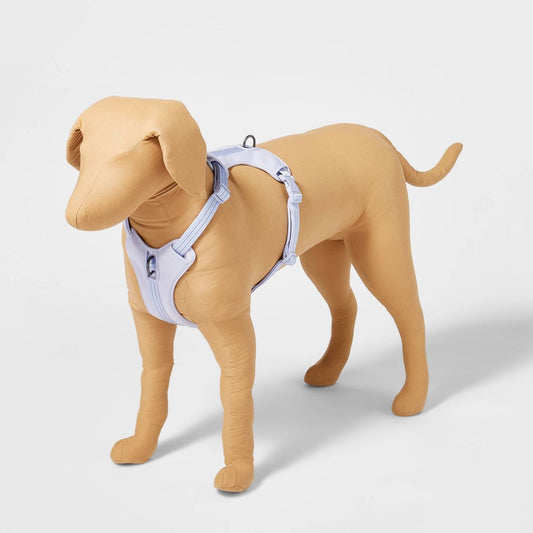 Reflective + Comfort Adjustable Dog Harness - Lilac - Size L - Boots & Barkley™