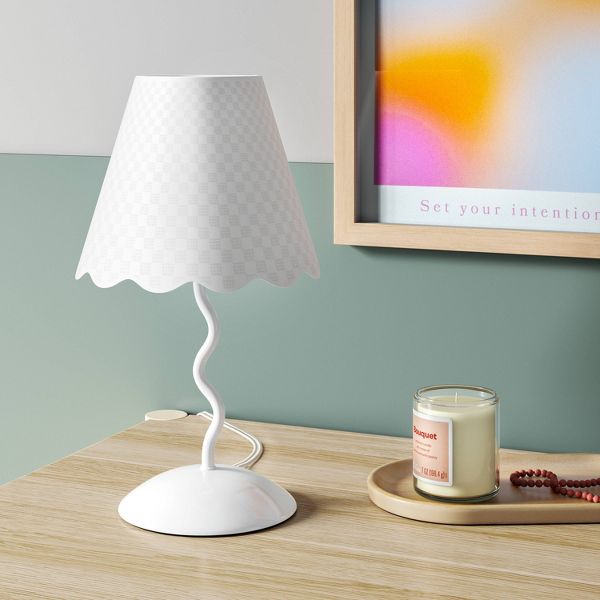 Wave Squiggle Novelty Table Lamp - White -  Room Essentials™