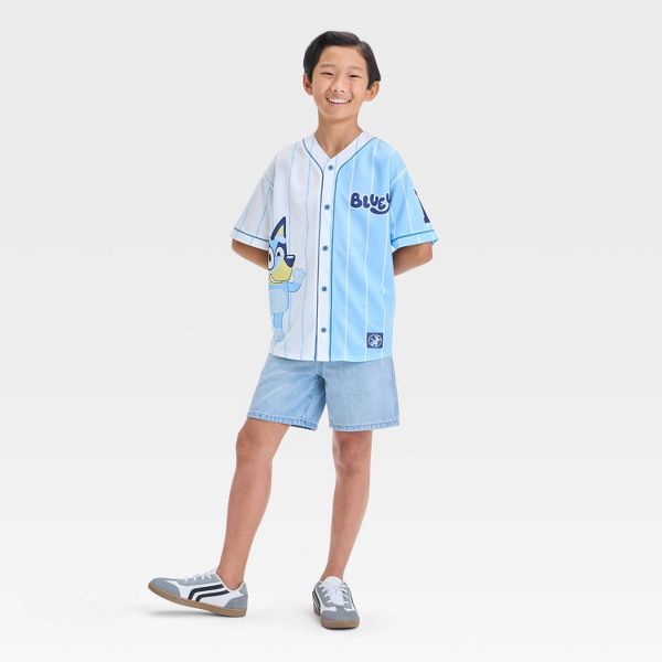 Boys' Bluey Baseball Jersey - Size Small