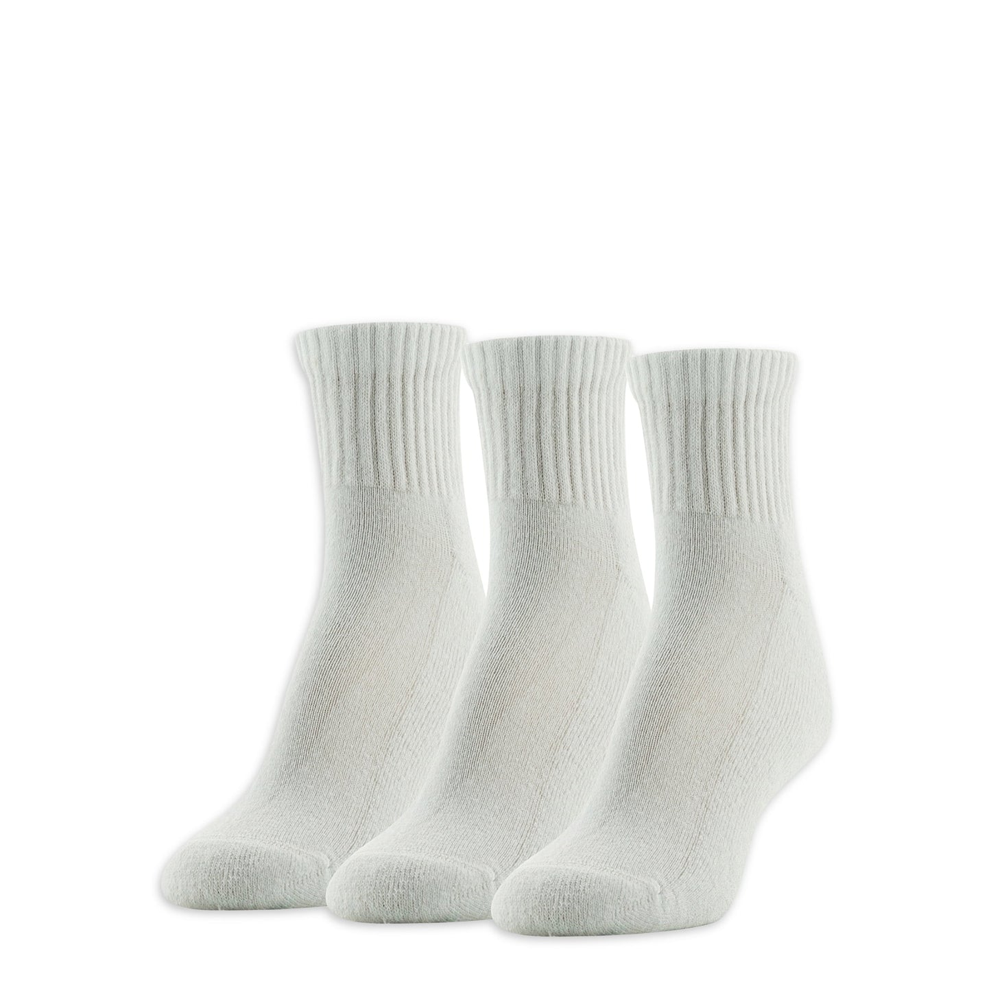 Gildan Men's Ankle Socks - White, 3 Pack