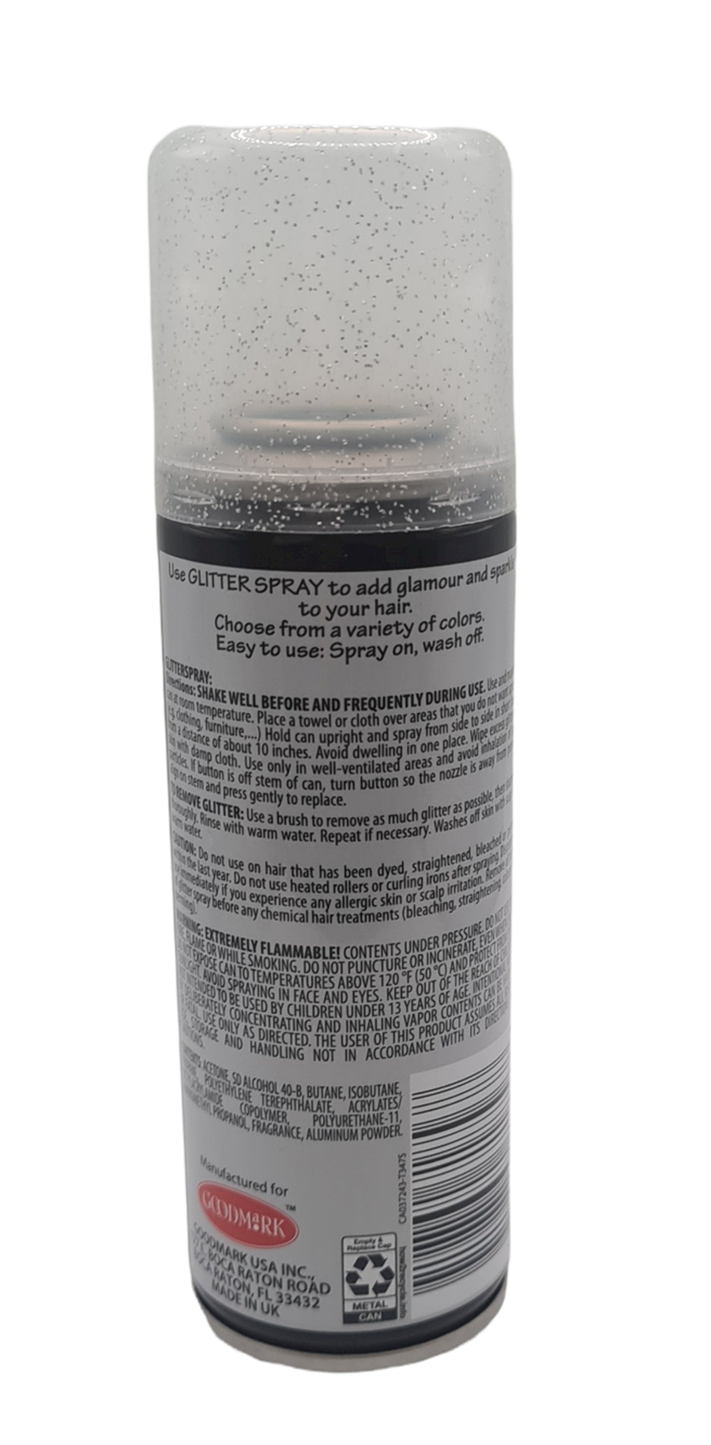 Goodmark Halloween Glitter Spray, Silver,Unisex, Net Wt. 3oz (85g)