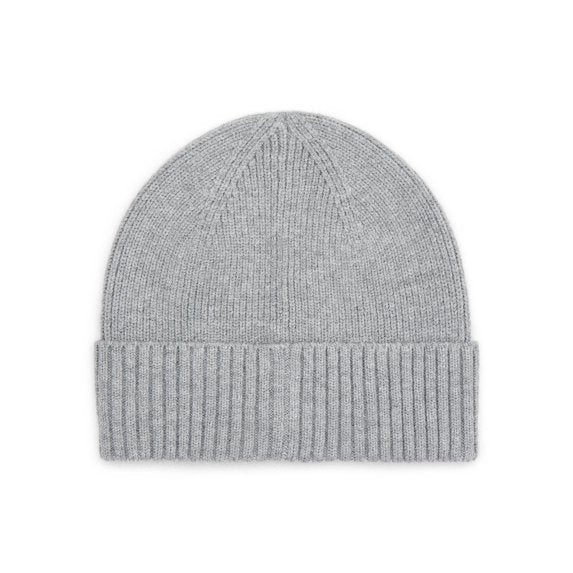 Time and Tru Women's Ribbed Beanie, One Size, Medium Grey Heather