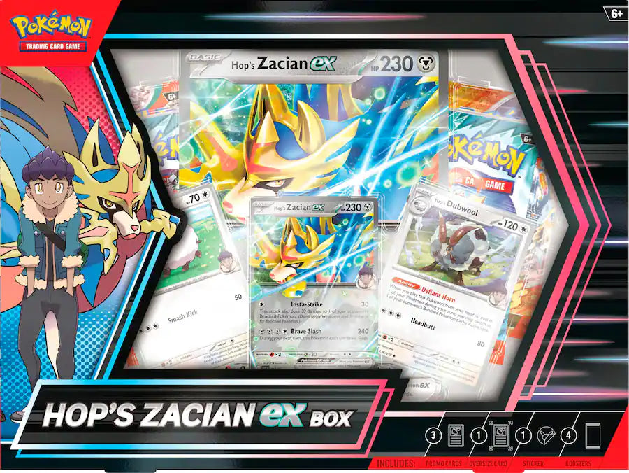 Pokémon - Trading Card Game: Hop's Zacian ex Box