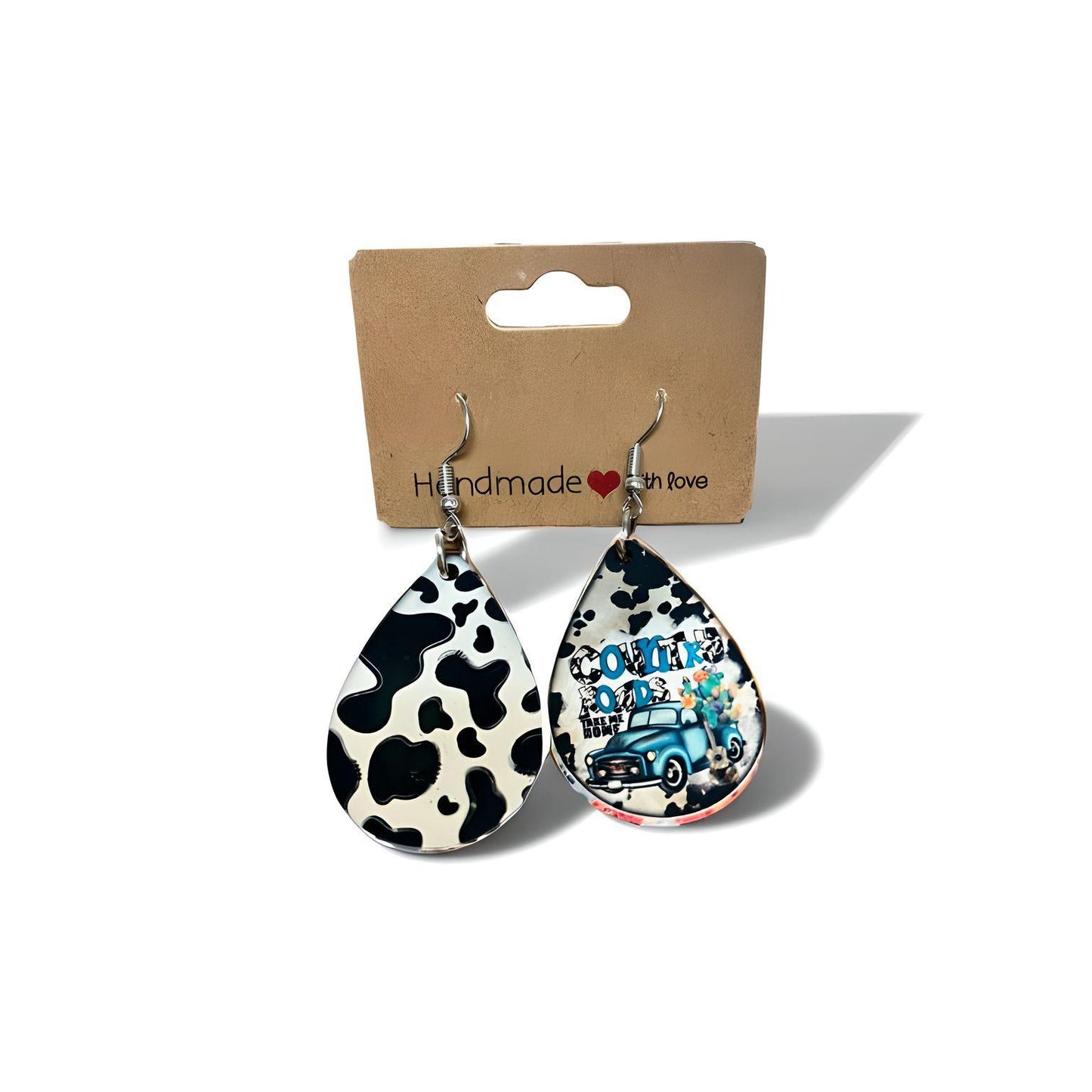 "Country Roads" Teardrop Earrings